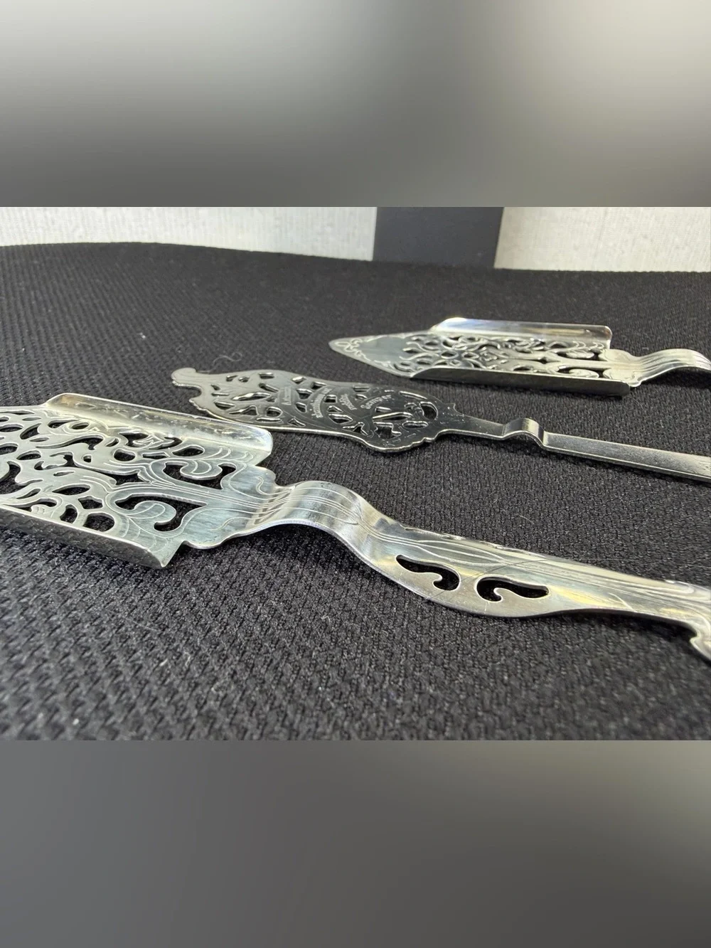 ABSENTE Absinthe Sugar Spoons Lot of 3 Cocktail Barware Slotted Wormwood Bar